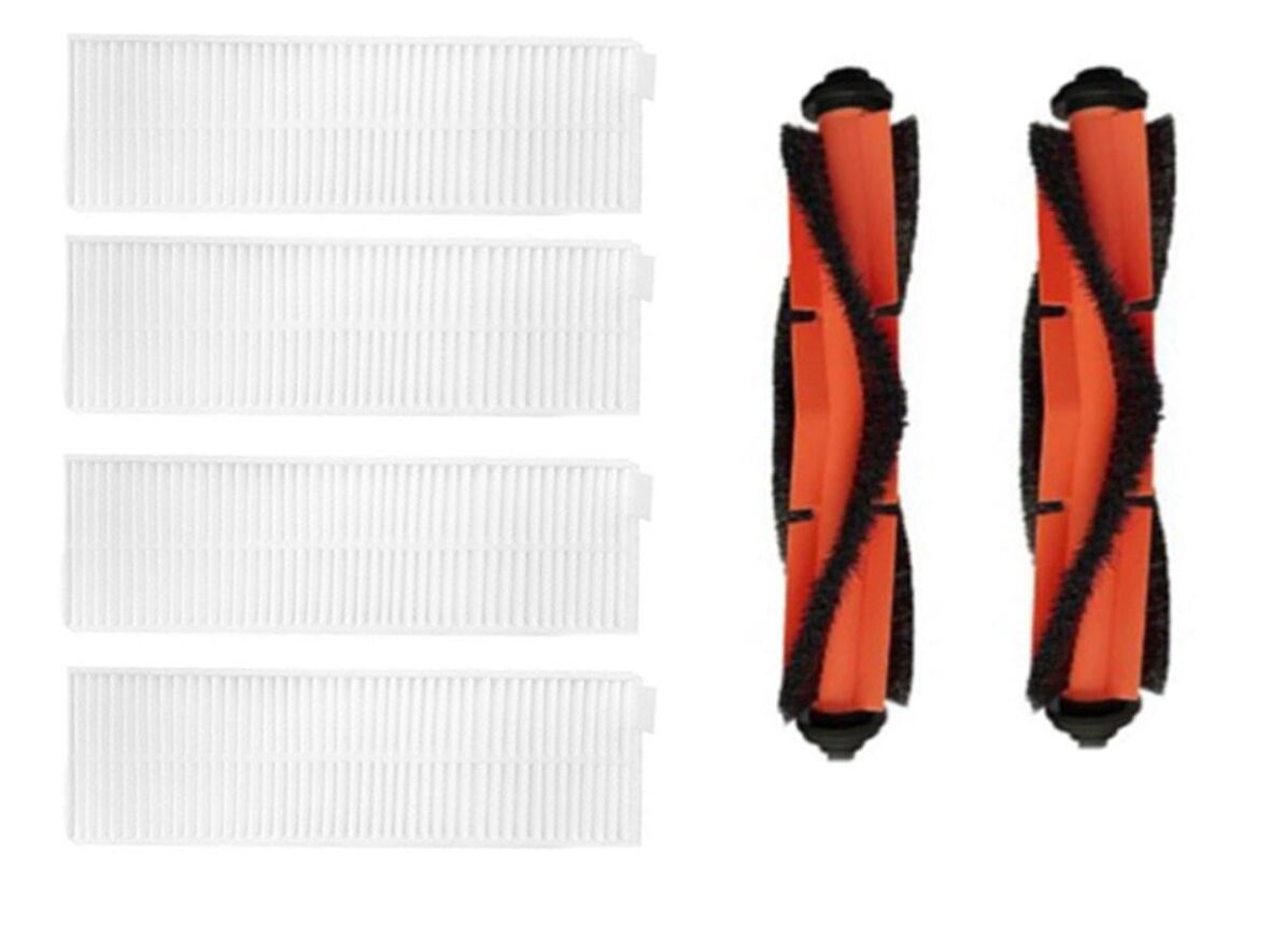 Xiaomi Vacuum Mop 2in1 Essential (MJSTG1) Robot Süpürge Uyumlu 6'lı Yedek Parça Seti